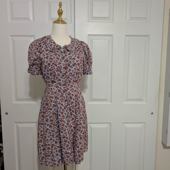 Madewell Floral Print Women's Dress - Picture 4 of 5